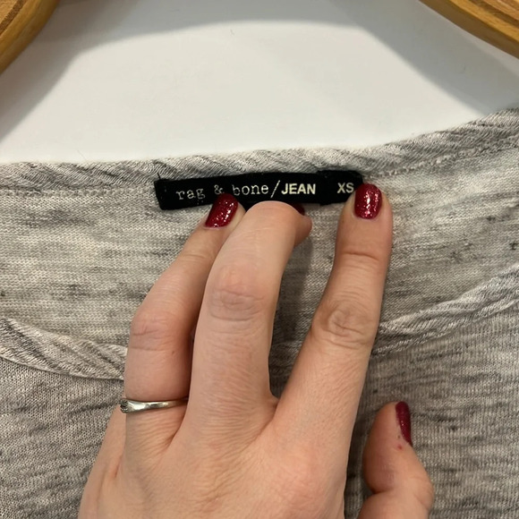 Rag & Bone gray long sleeve shirt size XS - Picture 5 of 9